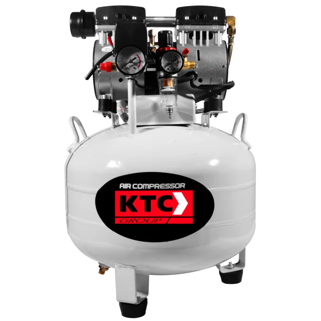 Compresor Tanque Libre Aceite 1.5hp 27L Odontológico - Sin marca en Compresores